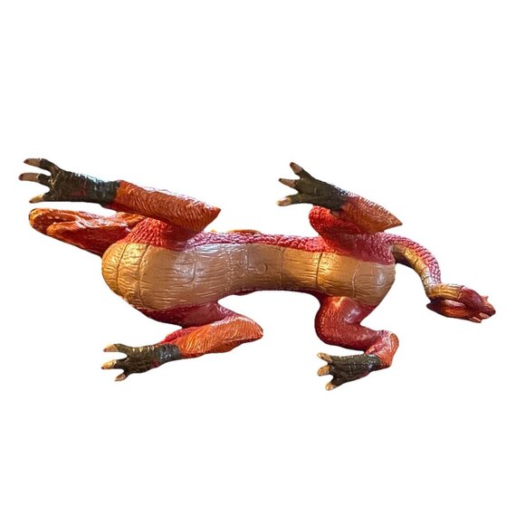 2010 PAPO FIRE RED ORANGE DRAGON FIGURE - Picture 3 of 10